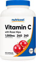 Nutricost Vitamin C with Rose Hips 1025mg, 240 Capsules