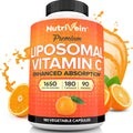 Nutrivein Liposomal Vitamin C 1650mg -180 Capsules - High Absorption Supplements